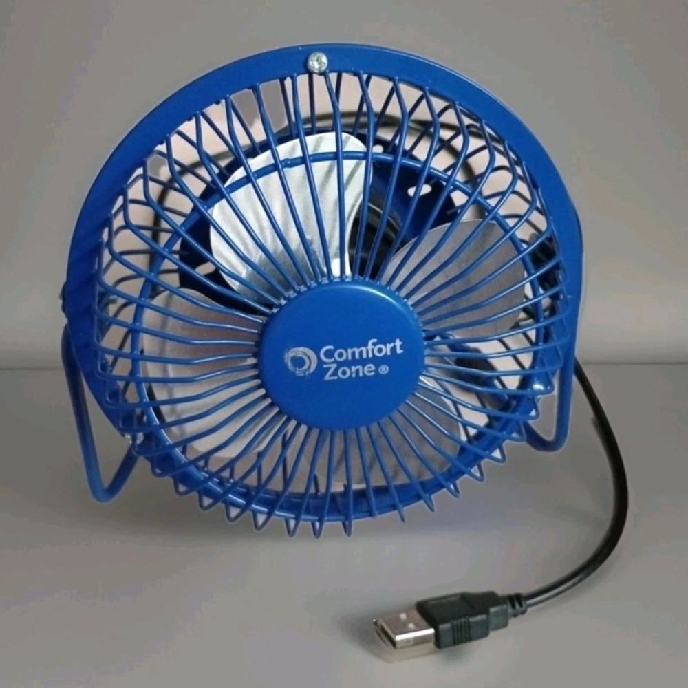 Comfort Zone USB Desk Fan - Tested And Working